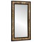 vidaXL Oglindă Negru și Maro 90 x 2 x 50 cm Lemn Solid de Acacia 374118