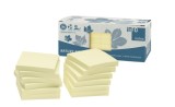 Notite adezive reciclate InfoNotes 75x75mm 100file galben 12buc/cut