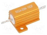 Rezistor SR PASSIVES 10&Omega; 25W &plusmn;1% 50ppm/&deg;C cu radiator pentru lipit