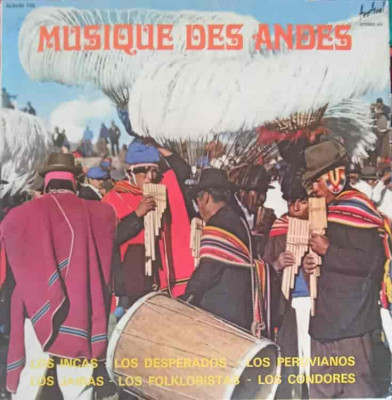Disc vinil, LP. Musique Des Andes. SET 2 DISCURI VINIL-COLECTIV foto