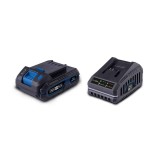 Cumpara ieftin Set incarcator si acumulator SBSK2.0 Scheppach 7909201720, 20 V, 2 Ah, 2.4 A