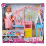 Set de joaca Steffi Love, Camera bebelusului cu papusa si accesorii