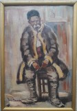 Cumpara ieftin &rdquo;Țăran&rdquo;, Tablou semnat Gori Mircescu, ulei pe carton, 48 x 33 cu tot cu rama
