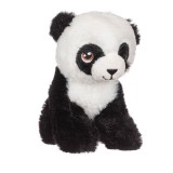 Ursulet Panda din Plus, 15 cm, Alb/Negru, ATU-086203, Oem