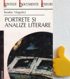 Portrete si analize literare 26 scriitori romani Teodor Vargolici