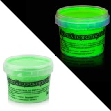 Vopsea Fosforescenta Glow in the Dark Verde, 100g - Lumineaza in Intuneric, Decor Petrecere, Murala, Teatru