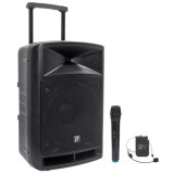 BOXA PORTABILA 12''/30CM + TWEETER 250W BT/USB/FM/SD + 2MIC VHF