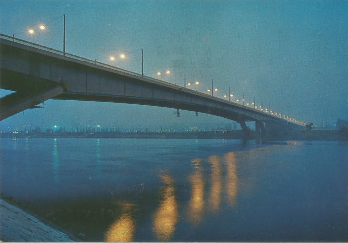 *Iugoslavia, poduri (1), Belgrad, c.p.i., circulata, 1975