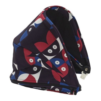 Capotina carucior Bugaboo Bee 6 Animal Explorer Red Blue foto