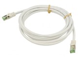 Patch cord S/FTP Cat 8.1 alb 3m LSZH, Goobay