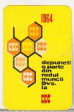 bnk cld Calendar de buzunar 1964 - CEC