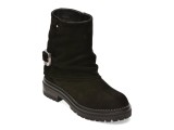 Ghete EPICA negre, 500001, din piele intoarsa