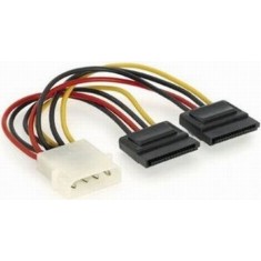 CABLU alimentare GEMBIRD, adaptor Molex la 2 x S-ATA, 15cm, &quot;CC-SATA-PSY&quot; (timbru verde 0.08 lei)