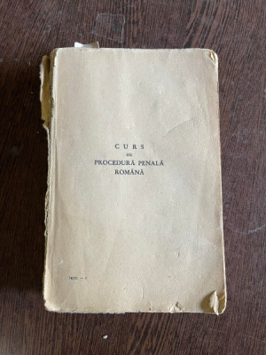 I. Ionescu-Dolj Curs de procedura penala romana (1937) foto