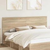 vidaXL Tăblie cap cu headboard Stejar Sonoma 200 cm Lemn compozit 887717
