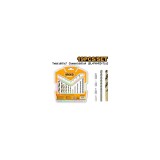 Burghie metal beton si bits set 19 bucati - Ingco AKSDB1901