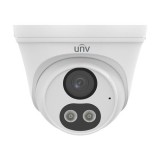 Camera IP turret UNV 8MP ColorHunter Dual Light PoE 2.8 mm cu microfon