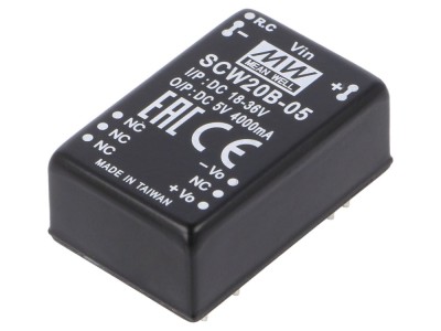 Convertor DC/DC 20W 5V 4A DIP24 foto
