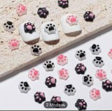 Figurine 3D volumetrice pentru manichiură, set, lăbuțe de pisică, D11