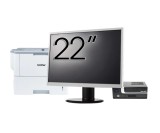 Pachet Calculator Second Hand Terra Mini PC, Intel Core i3-7100 3.90GHz, 8GB DDR4, 256GB SSD + Monitor 22&amp;quot; + Imprimanta Brother HL-L6300DW NewTec