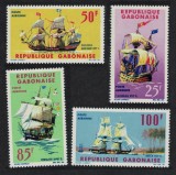 GABON, SHIPS - SERIE COMPLETĂ MNH, Nestampilat