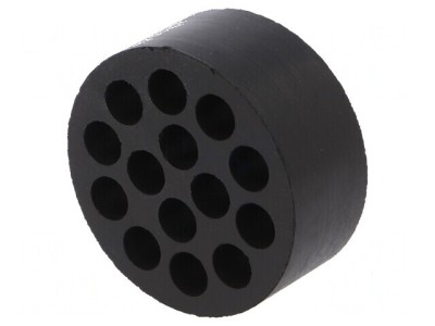 Insert presetupă 7mm M50 IP54 cauciuc NBR 14 orificii foto