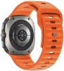 Curea Tech-Protect Silicone Line Samsung watch Ultra 47 mm portocaliu
