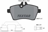 Set placute frana TEXTAR 2407702
