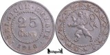 1916, 25 Centimes - Ocupaţia Germană a Regatului Belgiei, Europa