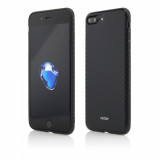 Husa Vetter pentru iPhone 8 Plus, 7 Plus, Clip-On Hybrid Slim Series, Carbon Look