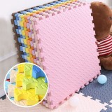Covoras puzzle XL, 60x60 cm, grosime 2 cm, spuma EVA, 2 piese - Albastru deschis