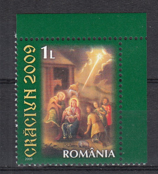 ROMANIA 2009 LP 1850 CRACIUN 2009 SERIE MNH