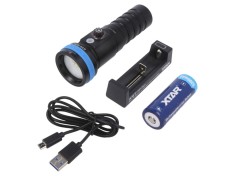 Lanternă Subacvatică LED 1600lm Set Complet foto
