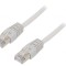 Patch cord F/UTP Cat 5e CCA PVC gri 7.5m ecranat