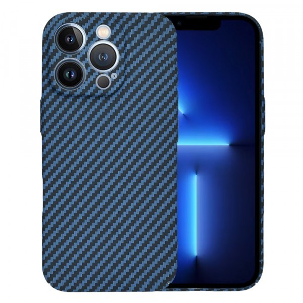 Husa pentru Apple iPhone 13 Pro Max, Techsuit, Carbonite FiberShell, Turcoaz