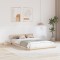 vidaXL Cadru de pat Maro 120 x 200 cm lemn 872401