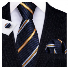 Set cravata + batista + butoni - matase - model 95