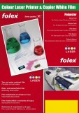 Folie alba opaca printabila laser fata verso a4 mata, Folex