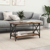 Cumpara ieftin Masă de cafea Lemn vechi 80 x 45 x 45.5 cm Lemn compozit
