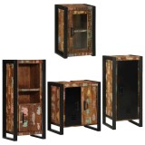 Cumpara ieftin Set de mobilier pentru baie 4 buc. Multicolour
