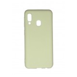 HUSA CAPAC SILICON MATT PREMIUM SAMSUNG A202 GALAXY A20E, VERDE DESCHIS