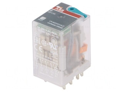 Releu Electromagnetic 4PDT 220VDC 6A foto