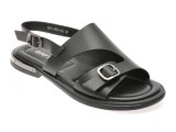 Sandale GRYXX negre, 8951C55, din piele naturala