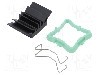Radiator extrudat, aluminiu, 19mm x 19mm, negru, Advanced Thermal Solutions - ATS-51190D-C1-R0