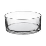 Vază decorativă din sticlă transparentă, &Oslash;20x8cm, CMCLASS
