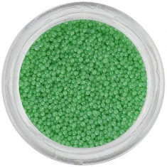 Perle pentru unghii, 0,5 mm – verde deschis