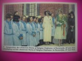 HOPCT 6390 INAUGURAREA ORFELINATULUI RAVERSYDE -1931-REGINA ASTRID-FAMILIA REGALA BELGIA-CROMO LITHO-CIOCOLATA COTE D&#039;OR