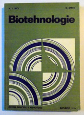 BIOTEHNOLOGIE de M.D. NICU , N. OPRITA , 1979 foto