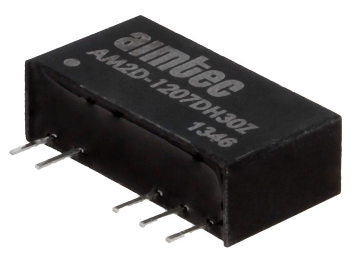 Convertor DC/DC 2W 7,2V, SIP7