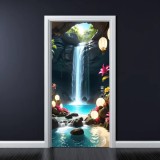 Folie imprimata color pentru decor Usa, dimensiune 200 x 90cm, model: AVX-DR31, AVEX